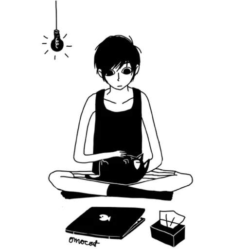 😊 Стикер «Omori» для Telegram