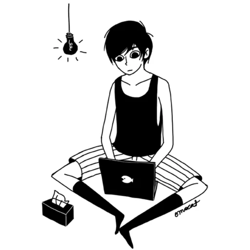 😔 Стикер «Omori» для Telegram