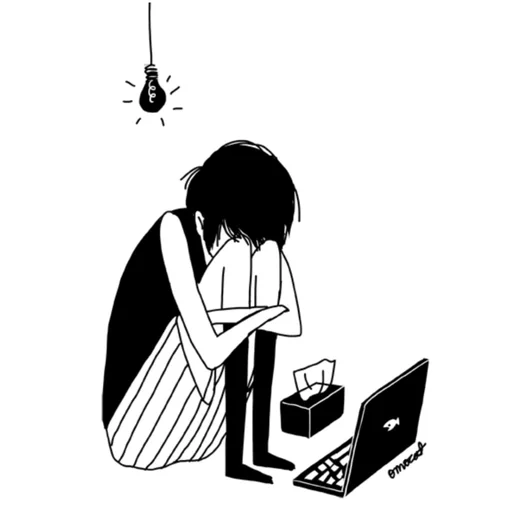 😭 Стикер «Omori» для Telegram
