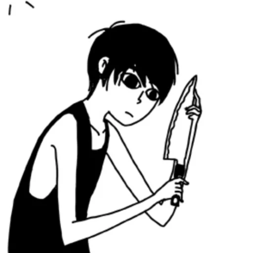 🤨 Стикер «Omori» для Telegram