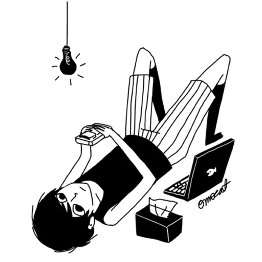 😧 Стикер «Omori» для Telegram