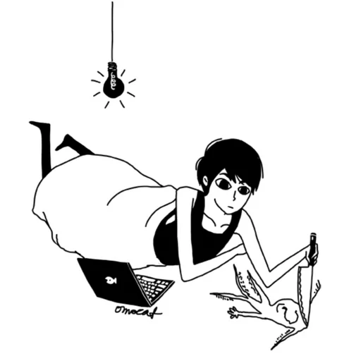 😕 Стикер «Omori» для Telegram