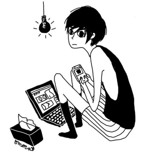 😕 Стикер «Omori» для Telegram