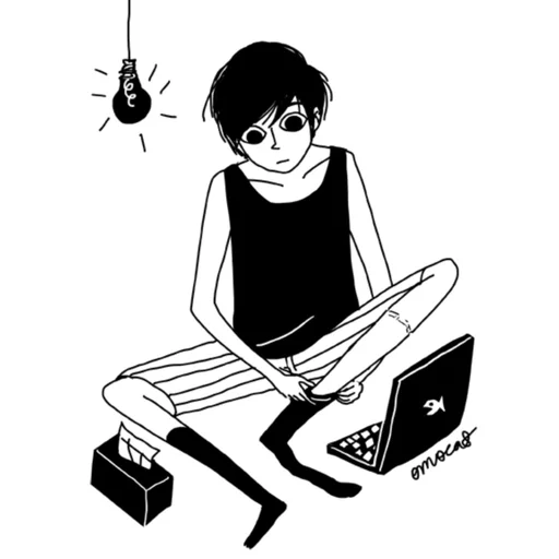 🤔 Стикер «Omori» для Telegram