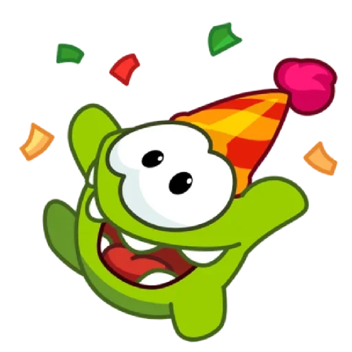 🥳 Стикер «Ам Ням» для Telegram