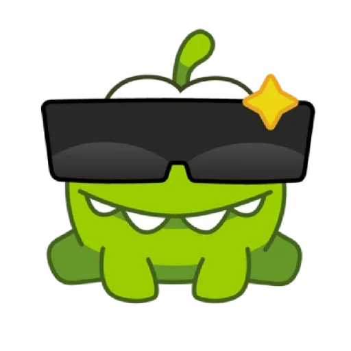 😎 Стикер «Ам Ням» для Telegram