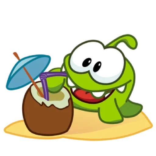 🥥 Стикер «Ам Ням» для Telegram