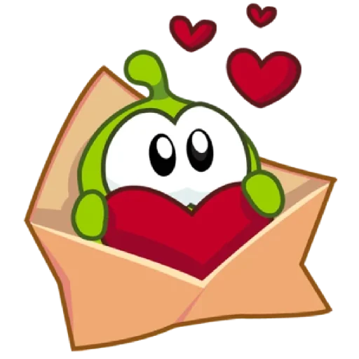 💕 Стикер «Ам Ням» для Telegram