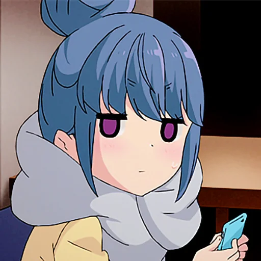 😑 Стикер «Shima Rin» для Telegram