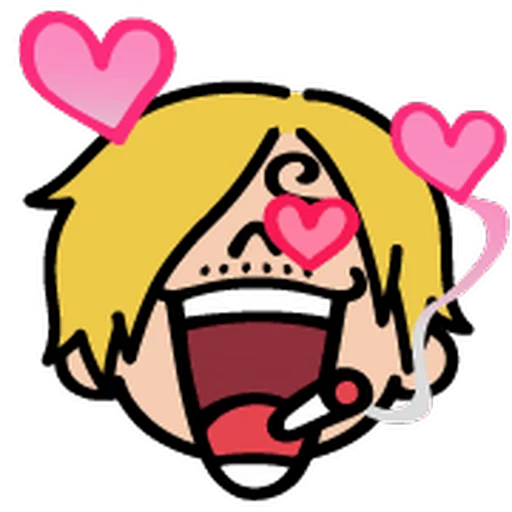 😍 Стикер «ONE PEICE» для Telegram