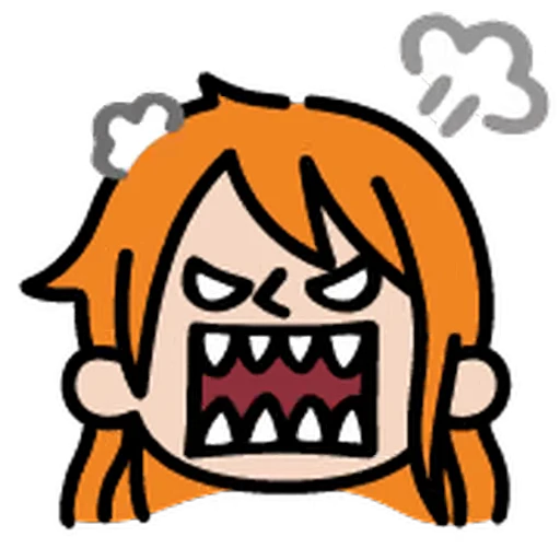 😤 Стикер «ONE PEICE» для Telegram