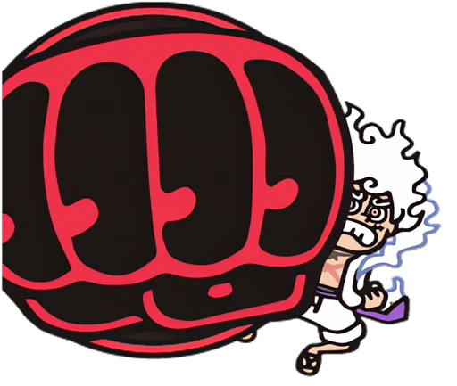 👊 Стикер «One Piece Luffy Gear 5» для Telegram