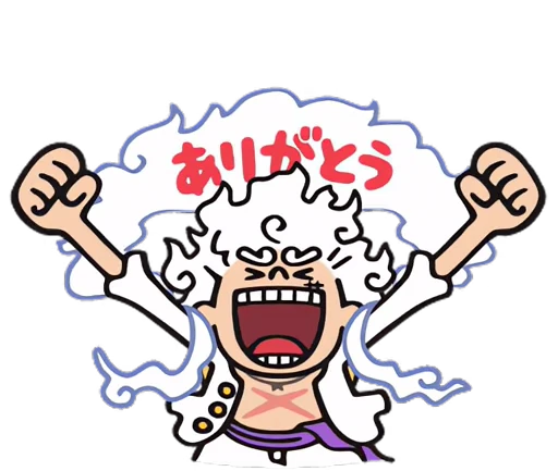 ✨ Стикер «One Piece Luffy Gear 5» для Telegram