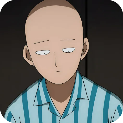 😒 Стикер «One Punch Man» для Telegram