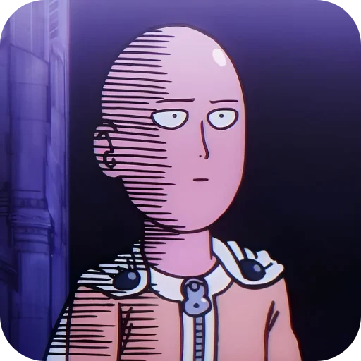 😗 Стикер «One Punch Man» для Telegram