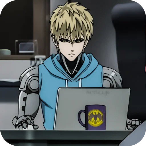🛋 Стикер «One Punch Man» для Telegram
