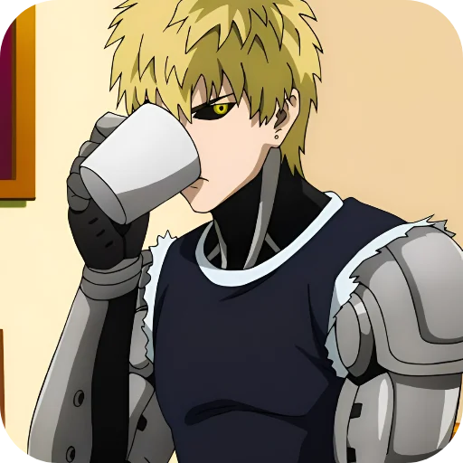 🍵 Стикер «One Punch Man» для Telegram