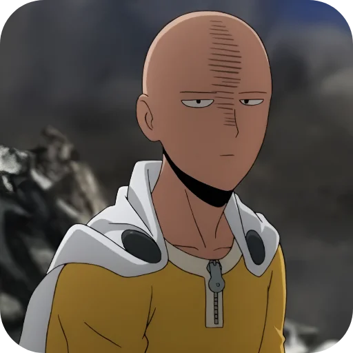 😒 Стикер «One Punch Man» для Telegram