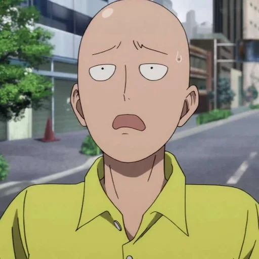😨 Стикер «One Punch Man» для Telegram