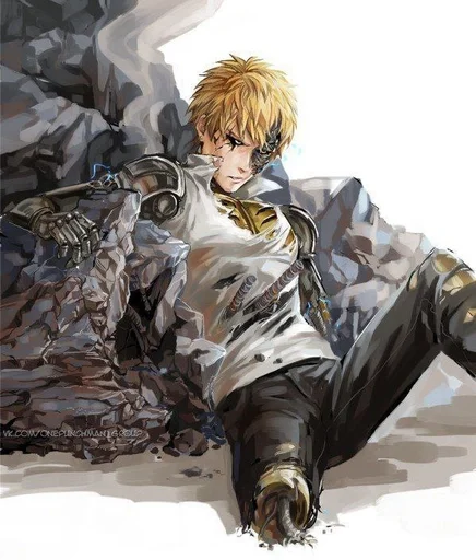 😵 Стикер «One Punch Man» для Telegram