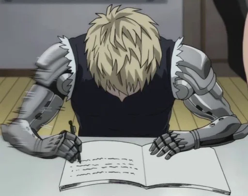 ✍️ Стикер «One Punch Man» для Telegram