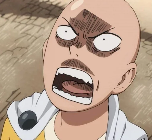 😡 Стикер «One Punch Man» для Telegram