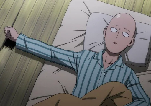 😕 Стикер «One Punch Man» для Telegram