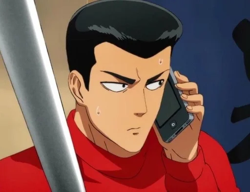 📞 Стикер «One Punch Man» для Telegram
