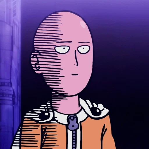 😐 Стикер «One Punch Man» для Telegram