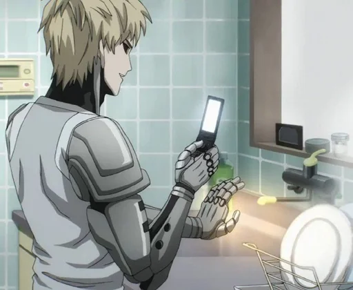 📱 Стикер «One Punch Man» для Telegram