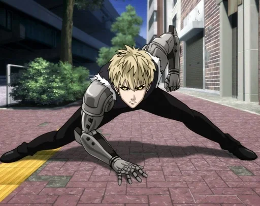 😠 Стикер «One Punch Man» для Telegram