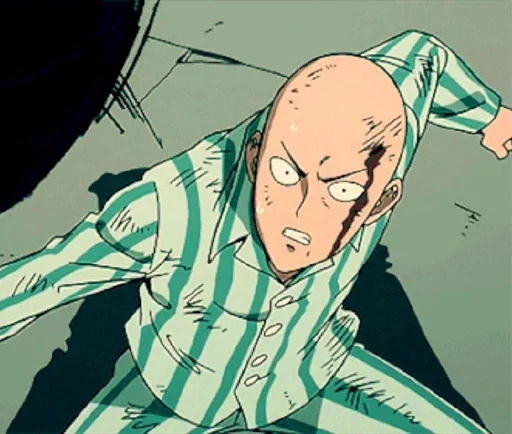 😬 Стикер «One Punch Man» для Telegram