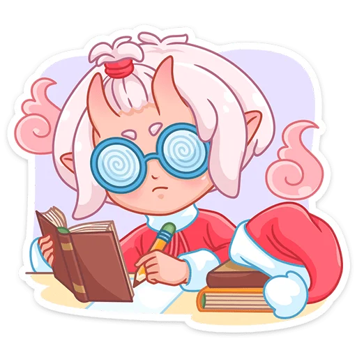 😵‍💫 Стикер «Зимняя Они-тян» для Telegram