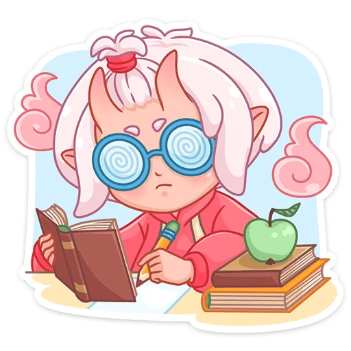 😵‍💫 Стикер «Новогодняя Они-тян» для Telegram