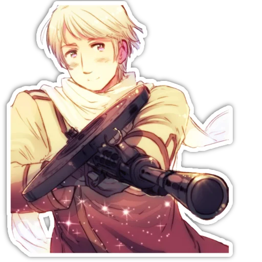 🔫 Стикер «Hetalia» для Telegram