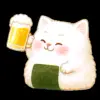 Стикер 16 Onigiri Cat #cat #animal #emoji