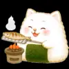Стикер 15 Onigiri Cat #cat #animal #emoji