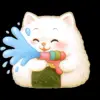 Стикер 21 Onigiri Cat #cat #animal #emoji