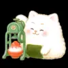 Стикер 17 Onigiri Cat #cat #animal #emoji