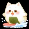 Стикер 10 Onigiri Cat #cat #animal #emoji
