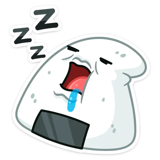 😴 Стикер «Онигири-сан» для Telegram