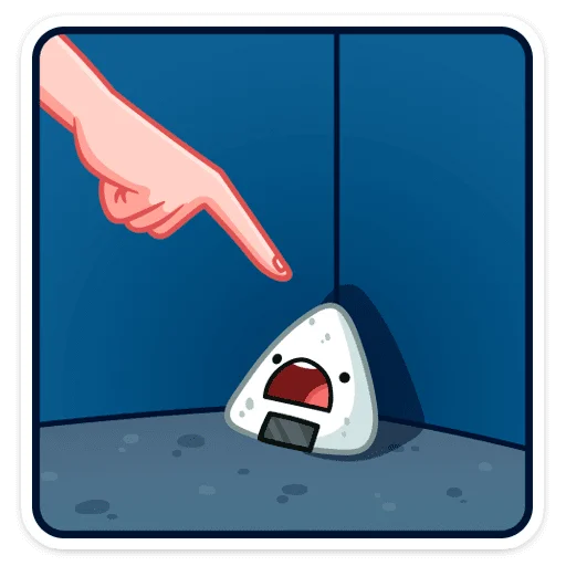 😠 Стикер «Онигири-сан» для Telegram