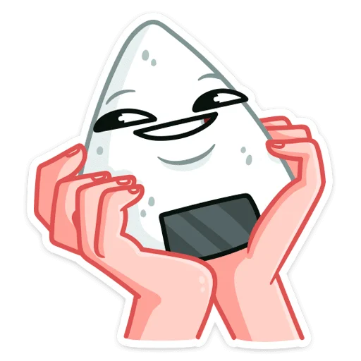 😄 Стикер «Онигири-сан» для Telegram