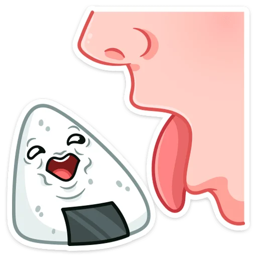 😋 Стикер «Онигири-сан» для Telegram
