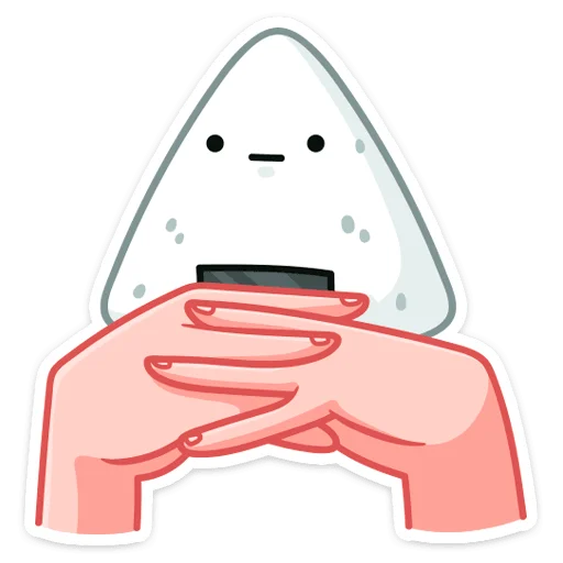 🤔 Стикер «Онигири-сан» для Telegram
