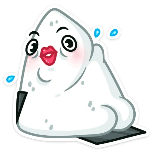 🍑 Стикер «Онигири-сан» для Telegram