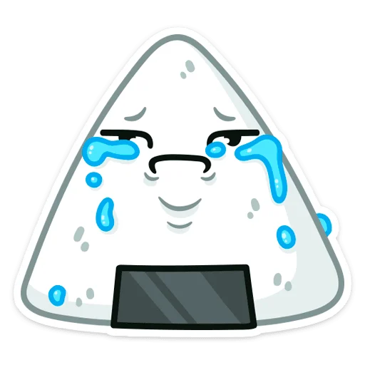 😭 Стикер «Онигири-сан» для Telegram