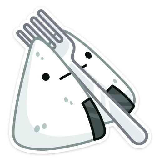 😐 Стикер «Онигири-сан» для Telegram
