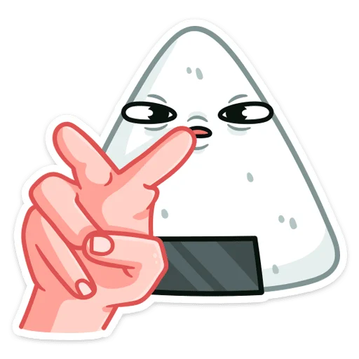 😵 Стикер «Онигири-сан» для Telegram
