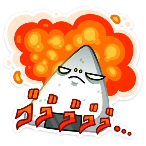 😡 Стикер «Онигири-сан» для Telegram